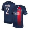 Paris Saint-Germain 2023-24 Hakimi 2 Hjemme - Herre Fotballdrakt